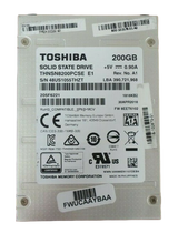 Toshiba 200GB 2.5" SATA 6Gb/s Enterprise RI Solid State Drive SSD THNSN8200PCSE