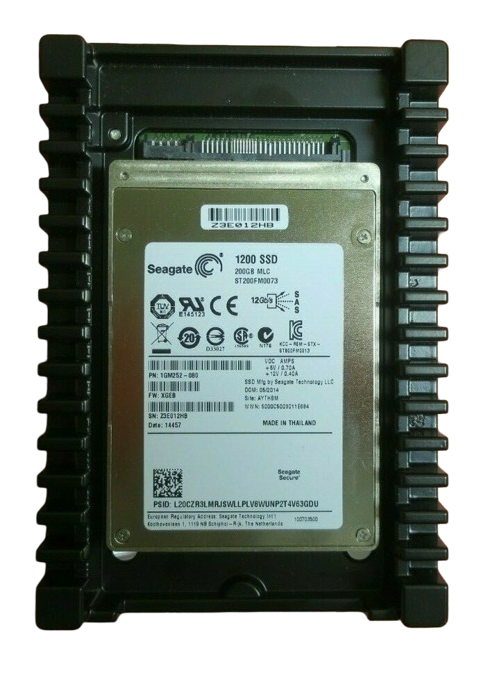 Seagate 1200 200GB SAS 12Gb/s MLC ST200FM0073 Solid State Drive SSD 1GM252-080