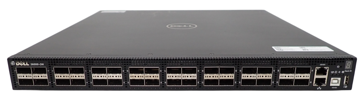 Dell Networking S6000-ON 32x 10/40GbE QSFP+ High Density L3 ToR B2F Switch OS10