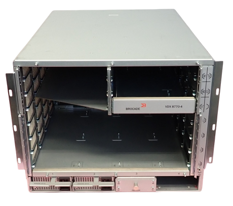 Brocade VDX 8770-4 Switch 8U 4-Slot Chassis 2x 3000W PSU - BR-VDX8770-4-BND-AC