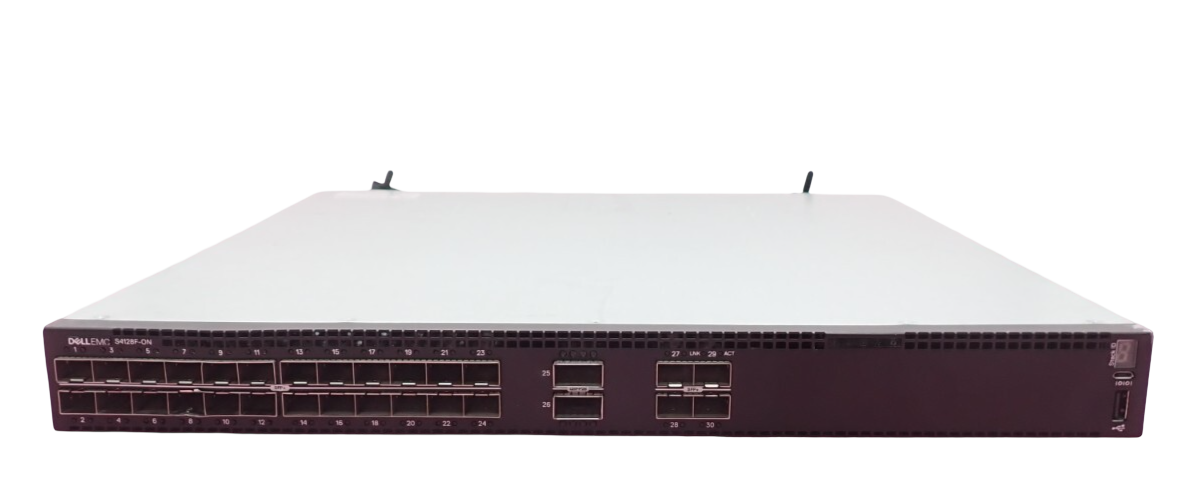 Dell PowerSwitch S4128F-ON 28x 10GbE SFP+ + 2x 100GbE QSFP28 Ports OPX