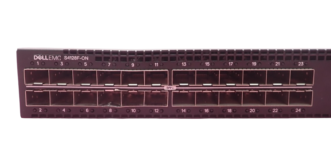 Dell PowerSwitch S4128F-ON 28x 10GbE SFP+ + 2x 100GbE QSFP28 Ports OPX