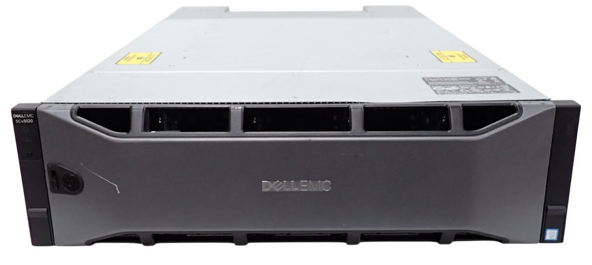 Dell Compellent SCv3020 Storage Array 2x iSCSI Controller 30-Bay 7x 900GB HDD