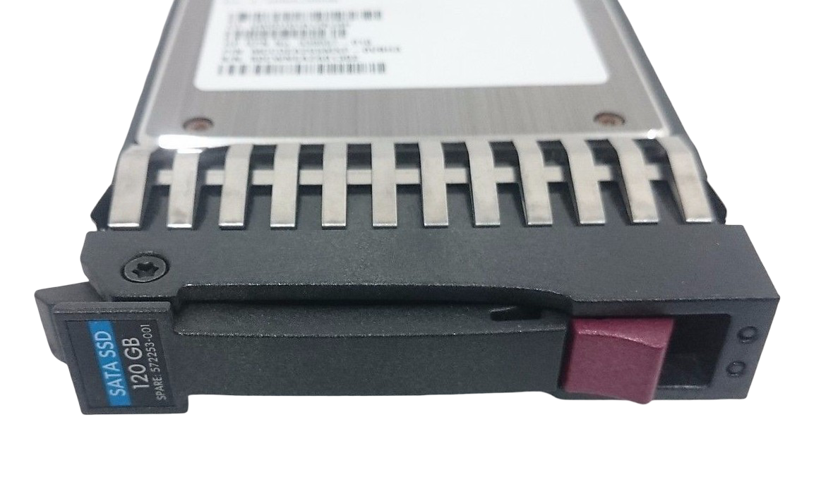 HP 120GB MDL SATA SSD Solid State Drive 572253-001 572073-B21 In HP 2.5" Caddy