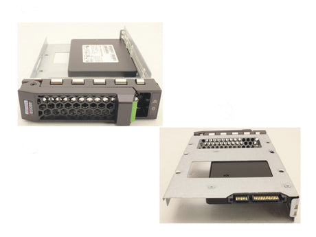 New Fujitsu 480GB 2.5" SATA 6G MU SSD In 3.5" Hot-Plug Caddy S26361-F5732-L480