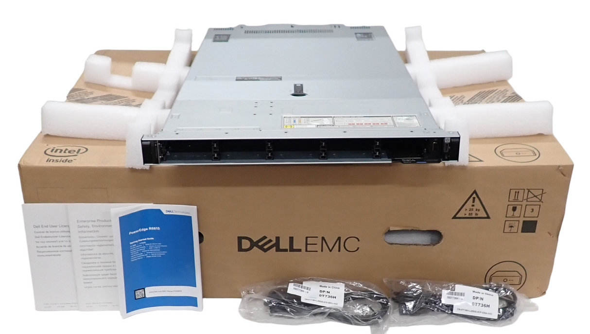 NEW Dell PowerEdge R6615 Up to 1x AMD EPYC 9004 12DIMM 10x SFF Bay 2U CTO Server