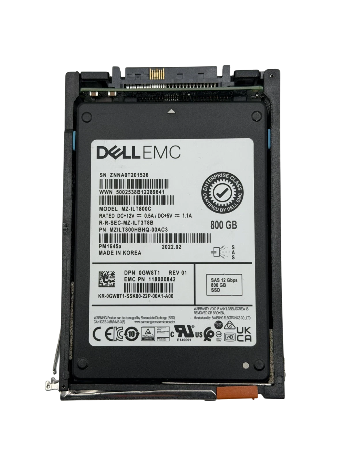 EMC Isilon 400GB SAS 12G 2.5" SSD 005052537 For A200 A2000