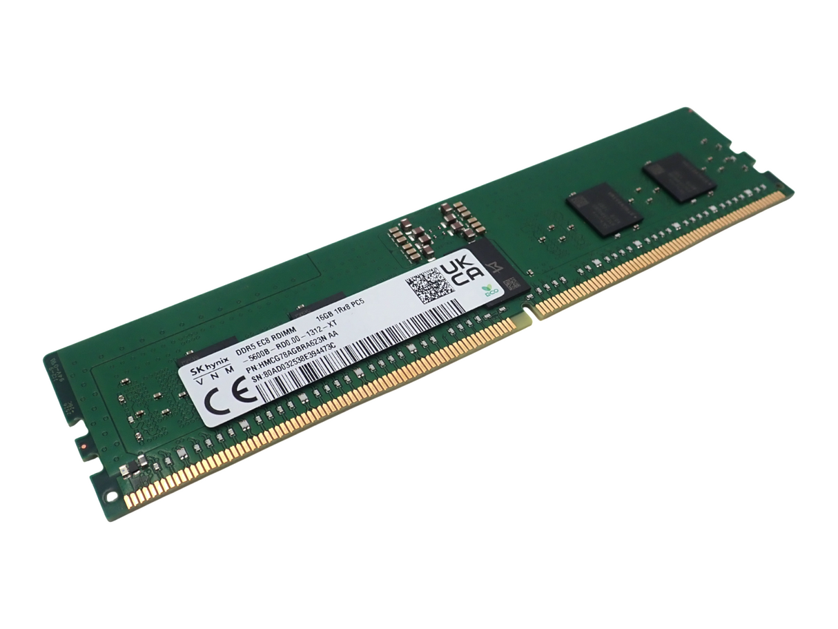 NEW SK Hynix 16GB 1Rx8 PC5-5600B DDR5 ECC RDIMM Server Memory HMCG78AGBRA623N