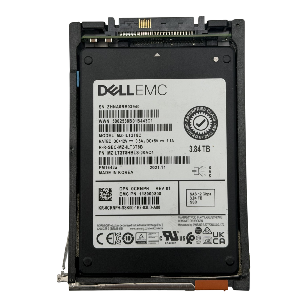 EMC Isilon 3.2TB SAS 6G 2.5" SSD 005052340 For H400 H500 H600