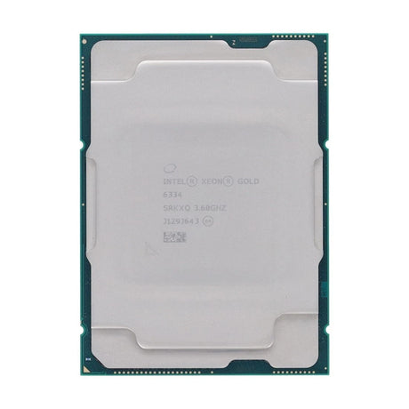 Intel Xeon 8-Core Gold 6334 3.60GHz 18MB Cache LGA4189 CPU Processor SRKXQ