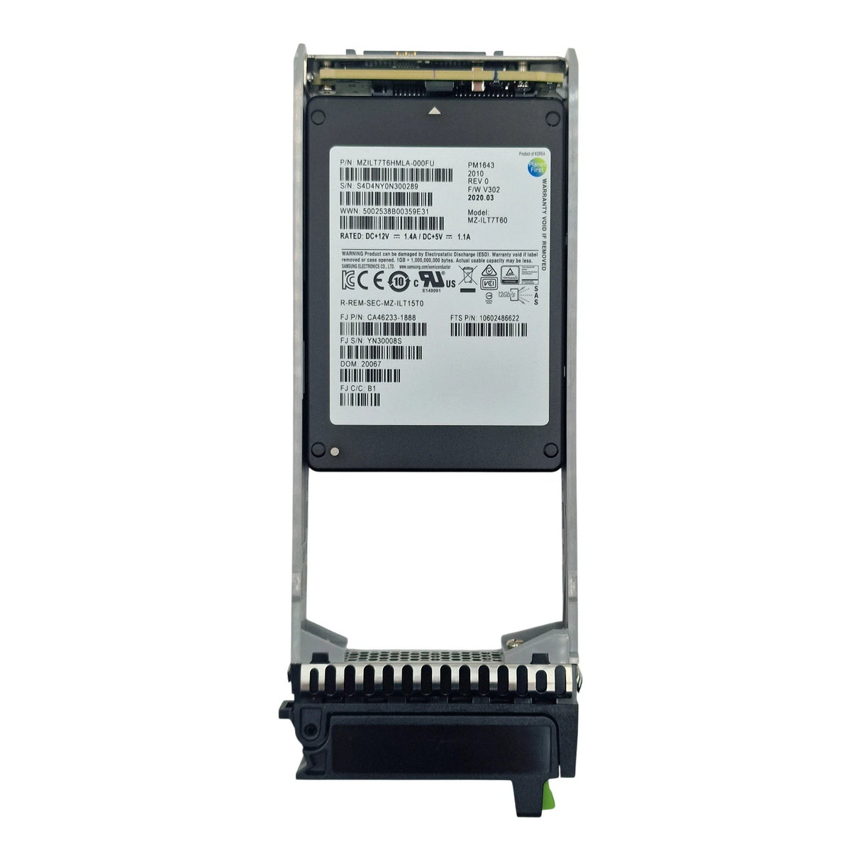 Fujitsu Eternus 7.68TB SAS 12G 2.5" SFF SSD Solid State Drive CA08226-E637