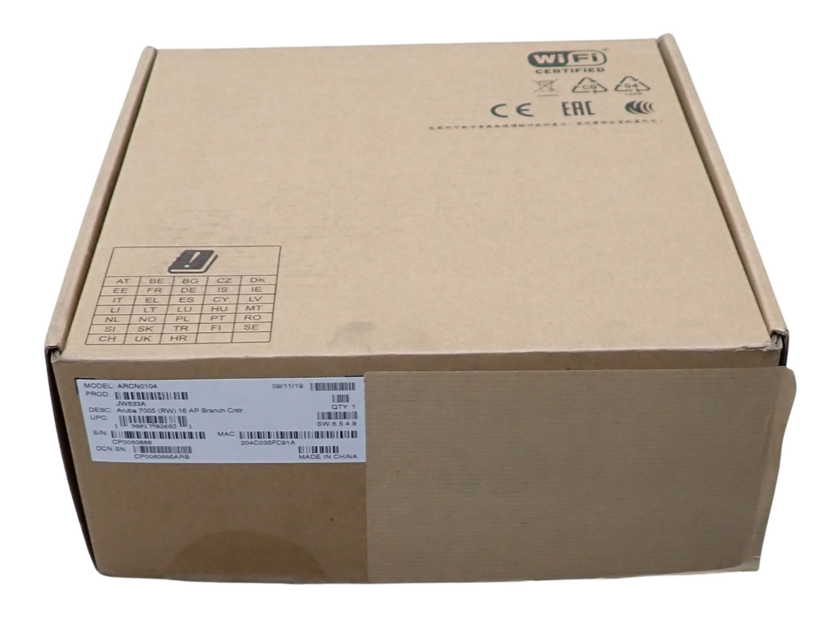New HPE Aruba Networks 7005 Wireless Mobility Controller ARCN0104 7005-RW JW633A