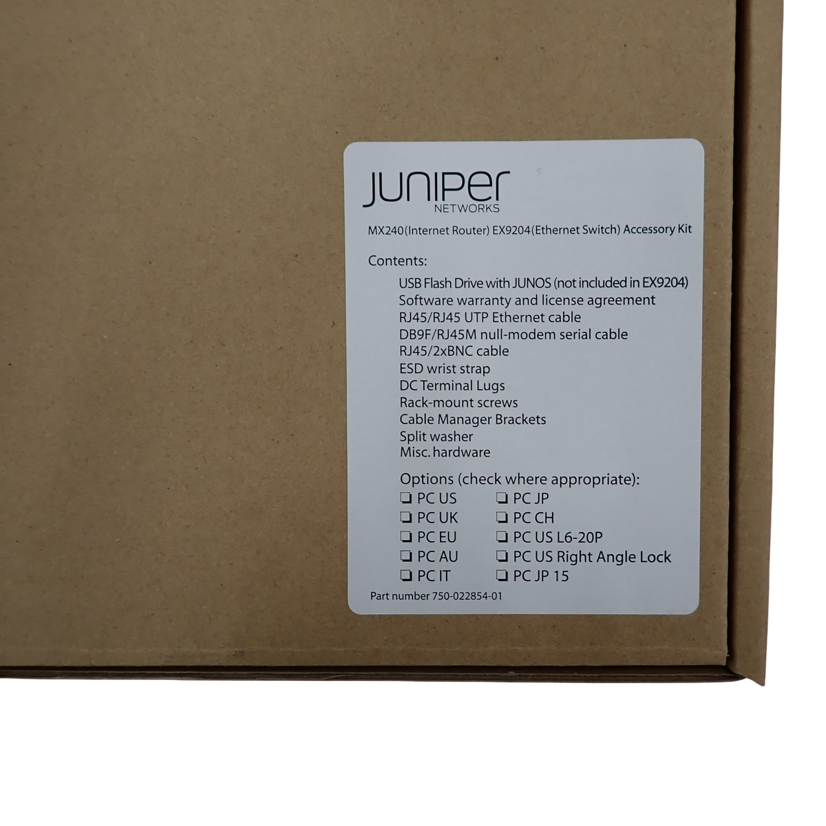 New Juniper MX240 5U 4-Slot Router Chassis + CRAFT, SCBE2-MX, RE-S-X6-64G 2x PSU
