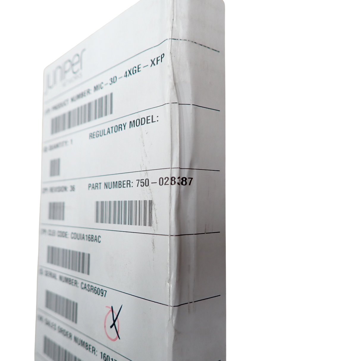 New Juniper MIC-3D-4XGE-XFP 4Port 10 Gigabit Ethernet XFP Modular Interface Card