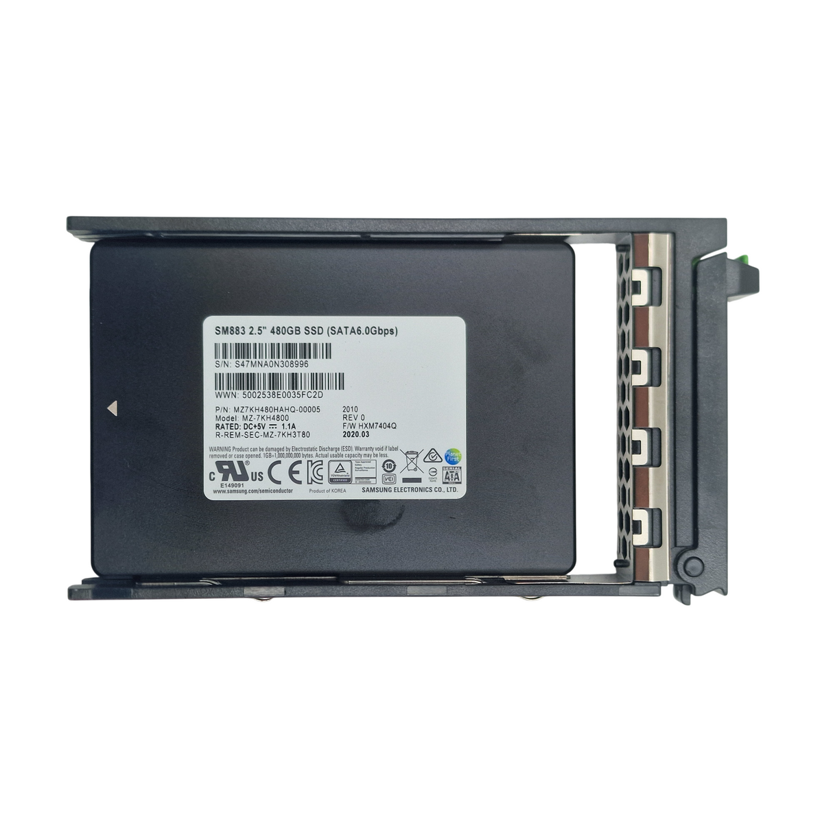 Fujitsu 480GB SATA 6G Mixed-Use 2.5" Solid State Drive SSD S26361-F5733-L480