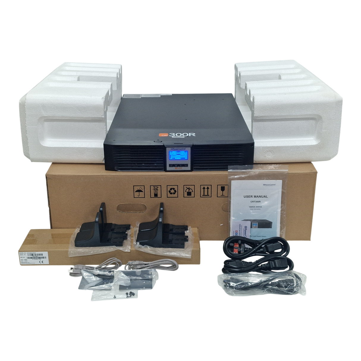 New CertaUPS C300R-030-B 3000VA 2700W 230V UPS 8x IEC C13 1x IEC C19 UPS