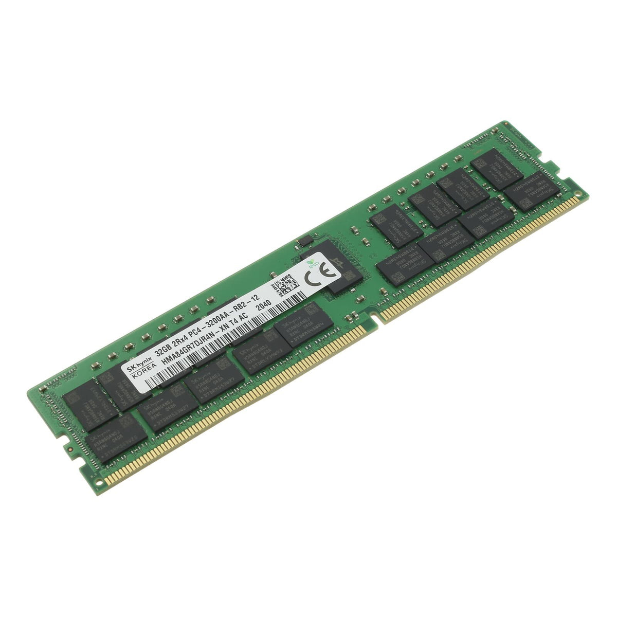 SK Hynix 32GB 2Rx4 PC4-3200 DDR4-25600 ECC RDIMM Server Memory HMA84GR7DJR4N-XN