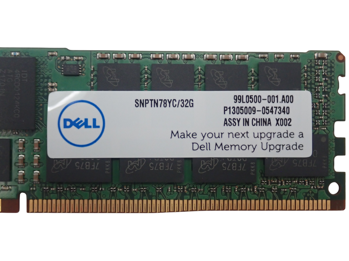 Dell 32GB 2Rx4 PC4-2666V DDR4-21300 ECC REG CL19 Server Memory RAM SNPTN78YC/32G