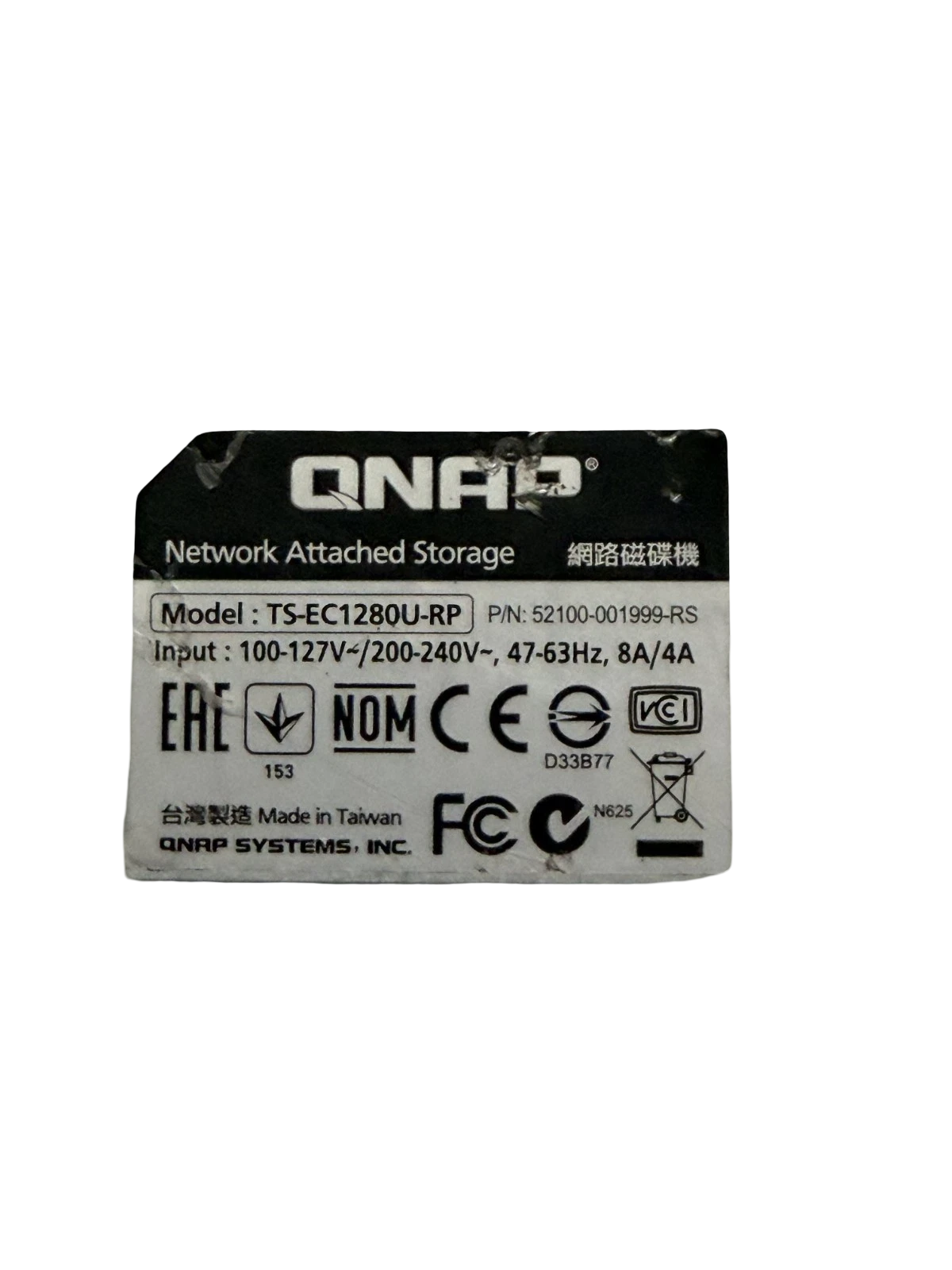 QNAP TS-EC1280U-RP  12x 3.5" Bay Network Attached Unified Storage NAS Server