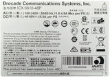 Brocade ICX 6610-48P 48x 1GE PoE+ RJ45 +8x 1/10GE SFP+ Rack Switch ICX6610-48P-E