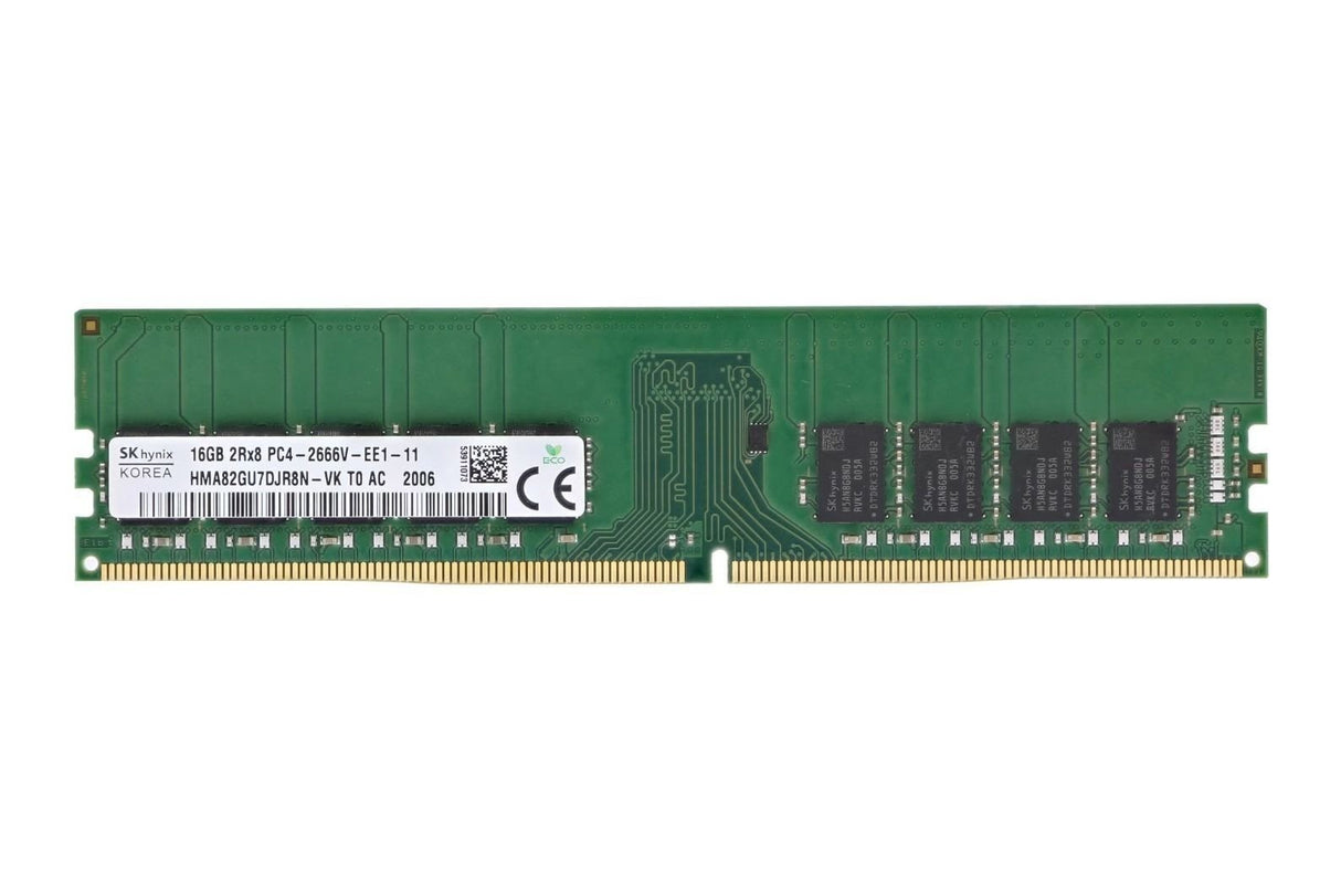 SK Hynix 16GB 2Rx8 PC4-2666V DDR4-21300 ECC UDIMM Server Memory HMA82GU7DJR8N-VK