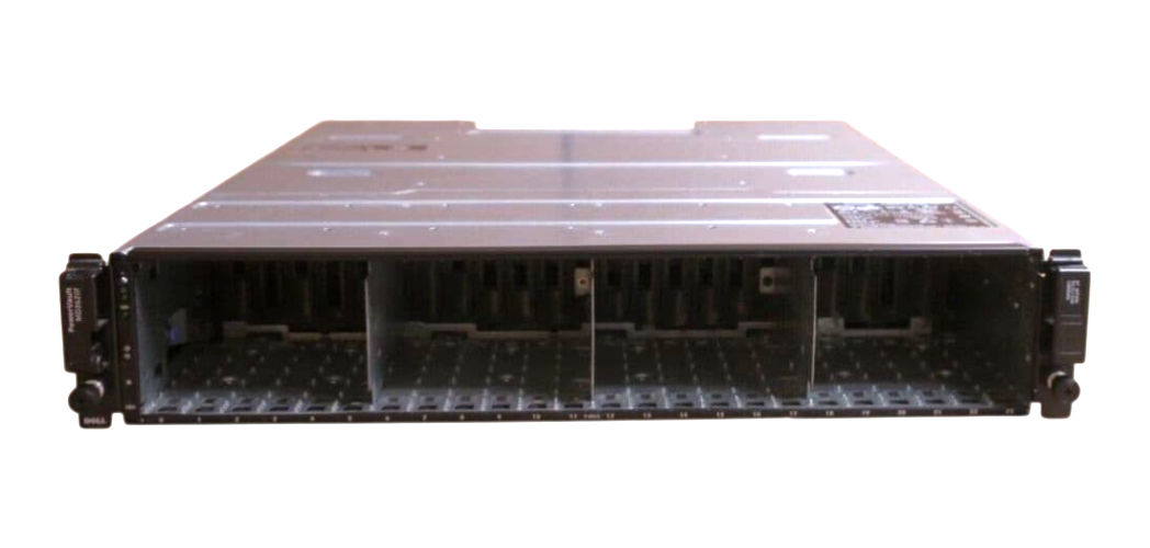Dell PowerVault MD3620f Storage Array 24-Bay + Dual 8Gb FC Controller & Dual PSU