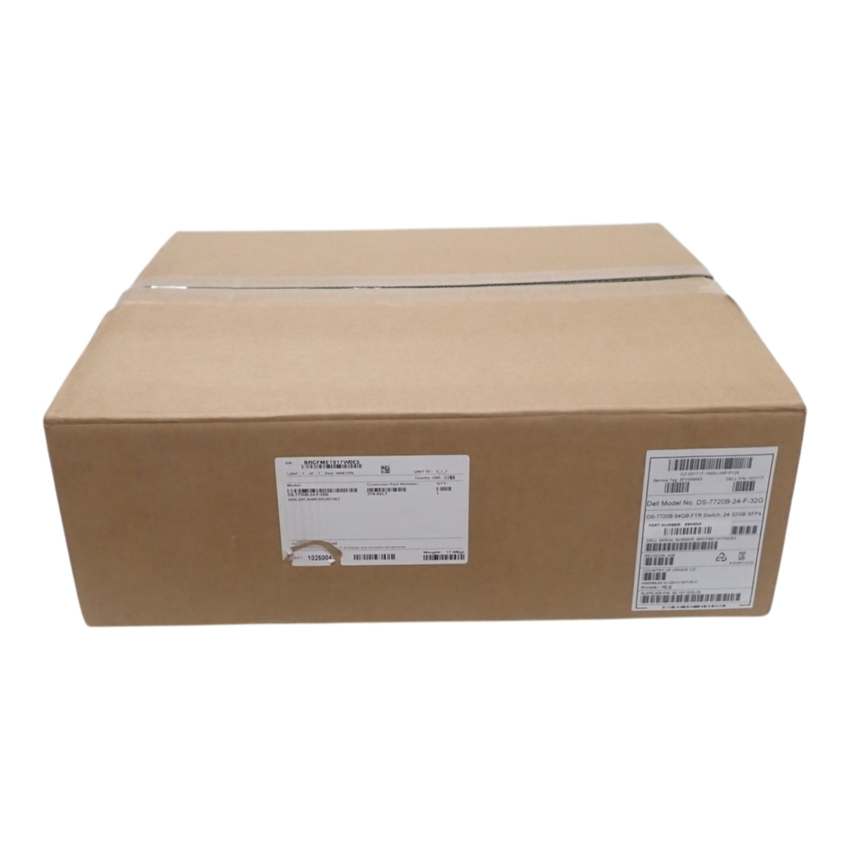 New Brocade Dell EMC DS-7720B G720 48x 64GbE SFP+ 8x 2x64G SFP-DD 24Act Switch