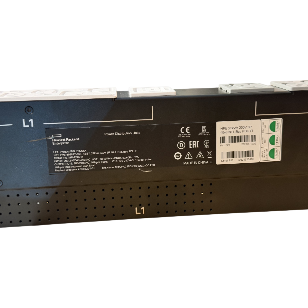 HP G2 P9Q65A 36x C13 12x C19 3 Phase 22kVA 32A 230V 0U Rack PDU 866817-035
