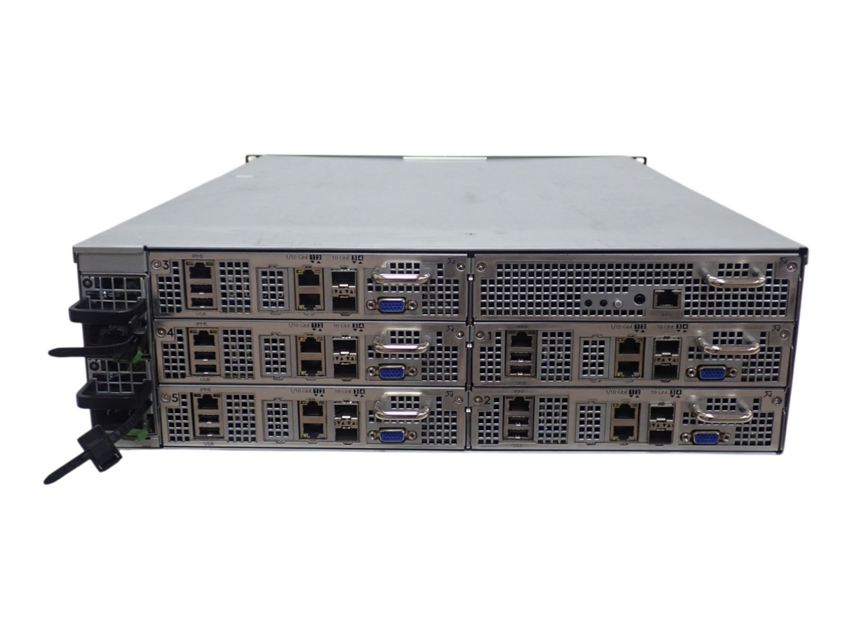 Supermicro 15-Bay 5-Node Chassis + 5x A2SDi-H-TP4F 16C Atom C3958 4x DIMM Nodes