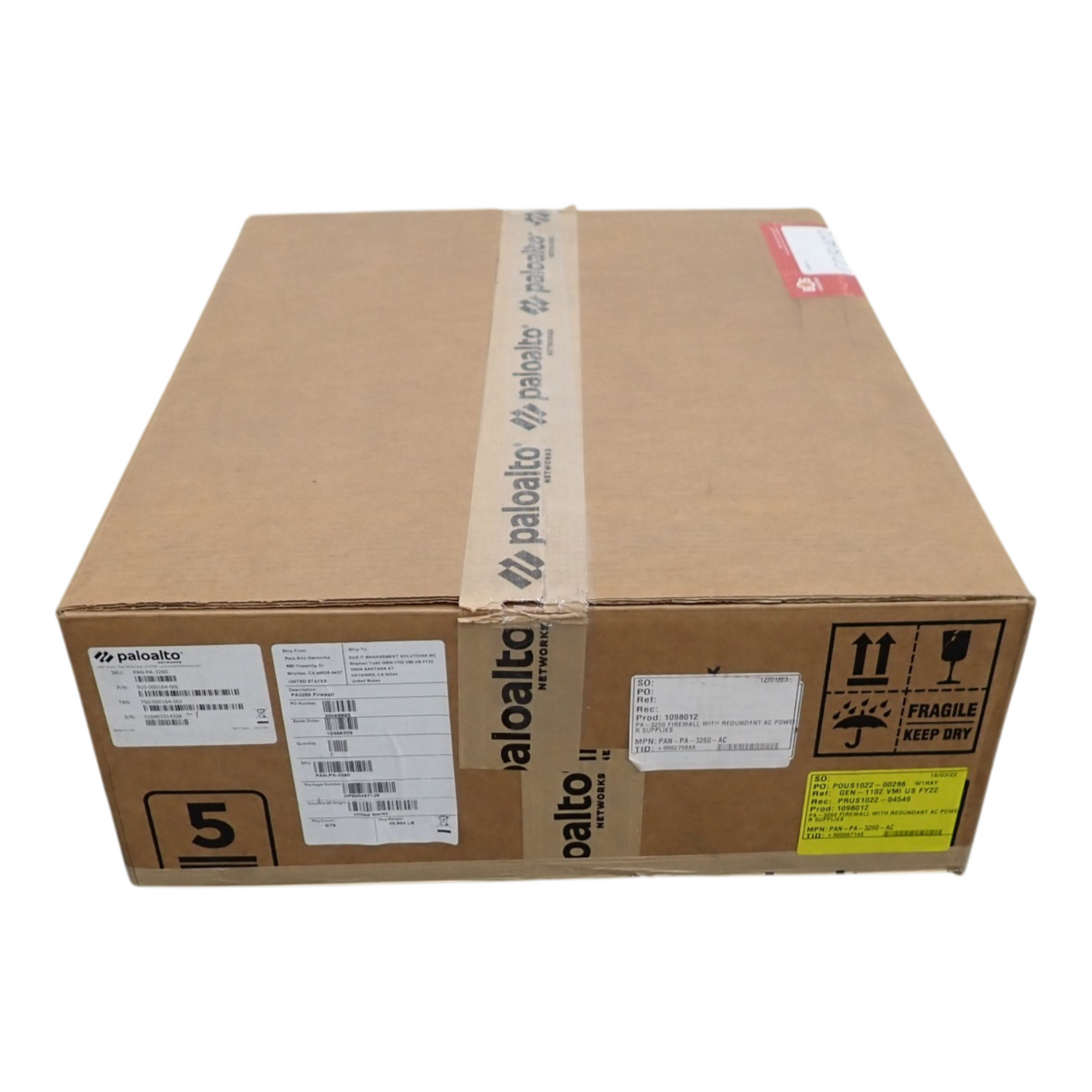 New Palo Alto Networks PAN-PA-3260 PA-3200 Series 10/40GbE Firewall Appliance