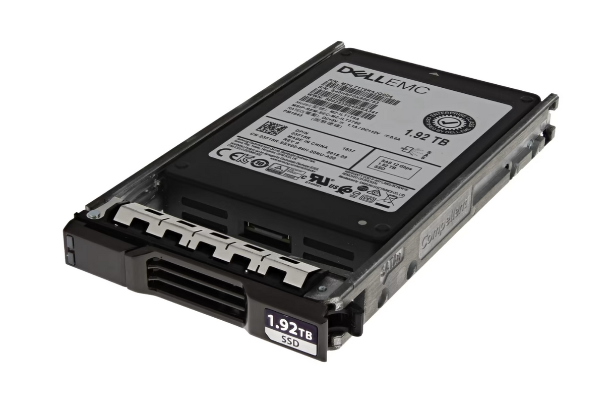 Dell Compellent 1.92TB SAS 12G 2.5" Read Intensive SSD 3F15R MZ-ILT1T9A
