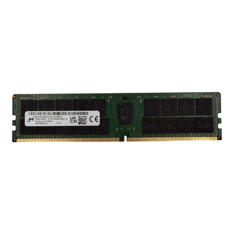 Micron 64GB 2RX4 PC4-3200 DDR4-25600 ECC RDIMM Memory MTA36ASF8G72PZ-3G2B2VI