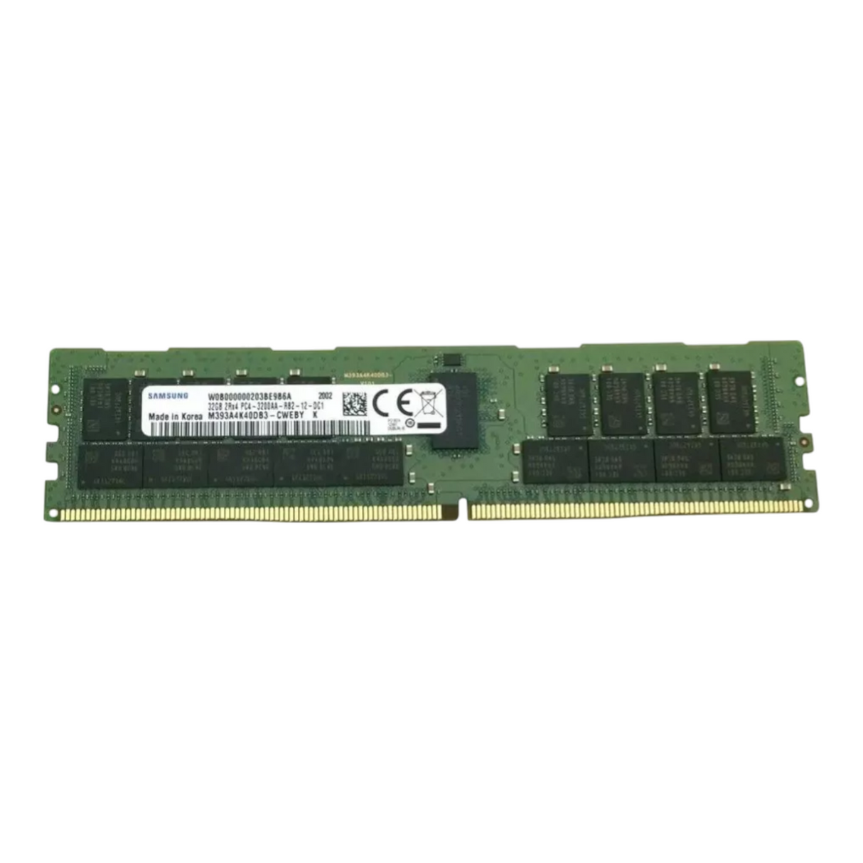 Samsung 32GB 2Rx4 PC4-3200AA DDR4-25600 ECC RDIMM Memory M393A4K40DB3-CWEC0