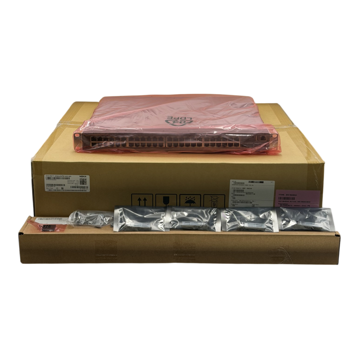 Nokia 7215 IXS-T1 48x GbE RJ45 4x 10GbE SFP+ InterConnect Switch 3HE18432AA
