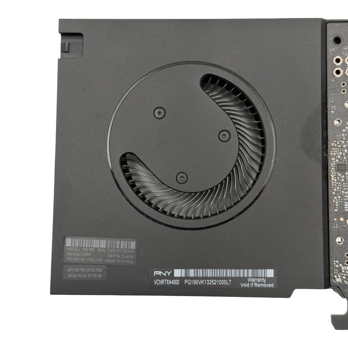 NVIDIA RTX A4000 16GB GDDR6 4x DisplayPort Graphics Card GPU 900-5G190-1700-000