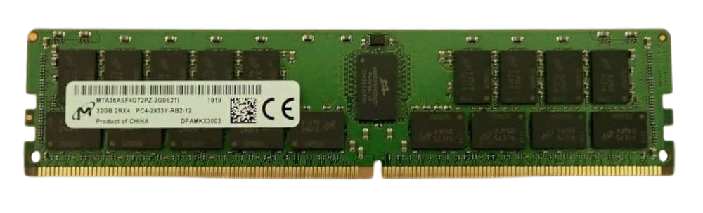 Micron 32GB 2RX4 DDR4-2933 PC4-2933Y ECC Memory MTA36ASF4G72PZ-2G9E2TI