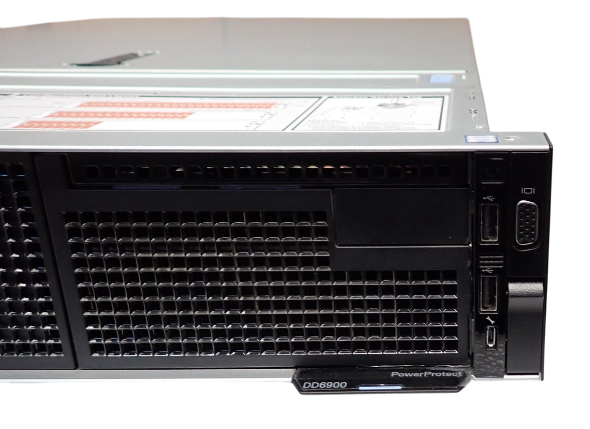 Dell PowerProtect DD6900 Appliance 2x Silver 4208 32GB RAM 8-Bay 7.68TB Storage