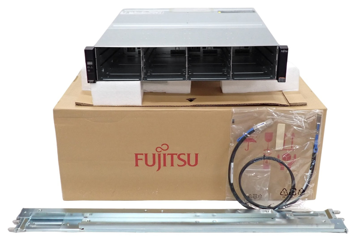 NEW Fujitsu Eternus JX40 S2 12-Bay LFF Storage Shelf FTS:ETJEBDU + 1x IOM12G
