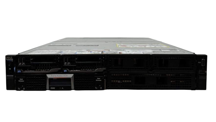 Dell PowerEdge FX2S 6-Slot Blade CTO Server Chassis + 2x FC430 1x FD332