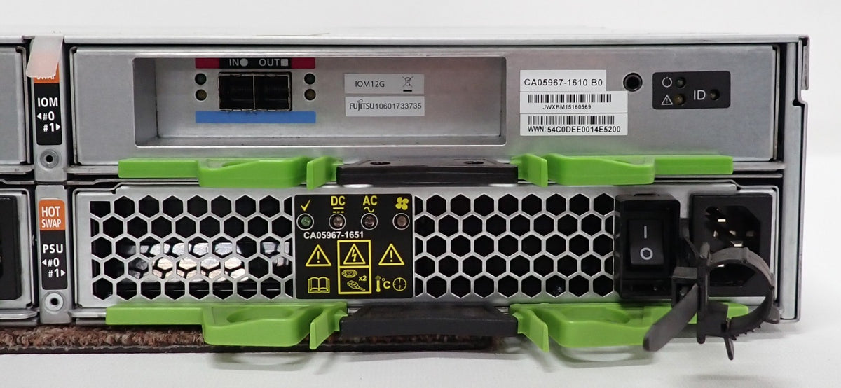 Fujitsu Eternus ETPEADU DX5/600 S3 24x 2.5" Drive Enclosure + 2x IOM12G + 2x PSU
