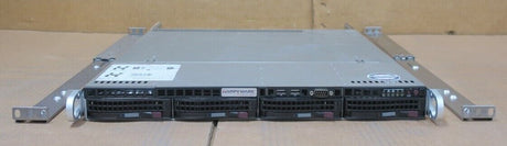 Supermicro CSE-813M Quad-Core E5-1620v3 32GB Ram 3x 1TB + 1x 300GB HDD 1U Server