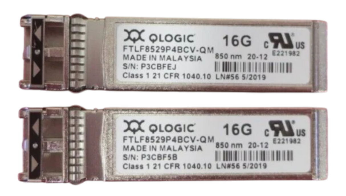Fujitsu Dual Port 16Gb QLE2692-F Host Bus Adapter HBA S26361-F5580-L502 + SFP's