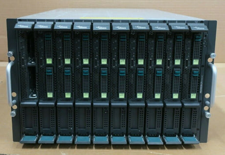 Fujitsu Primergy BX600 S3 S26361-K1156-V301 Chassis +10x BX620 S4 Blade Servers