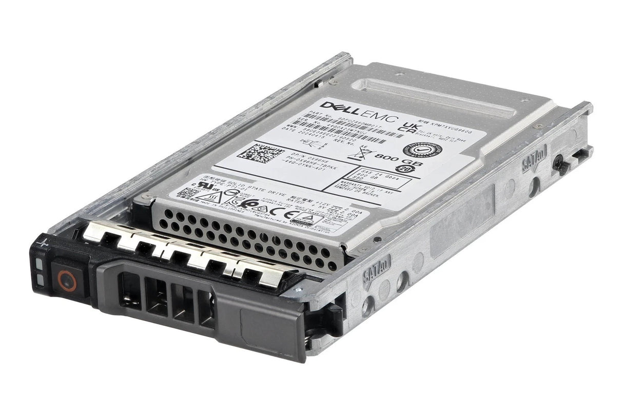 New Dell 800GB 2.5" 24Gbps Mixed Use SFF TLC SAS SSD X96H8 0X96H8