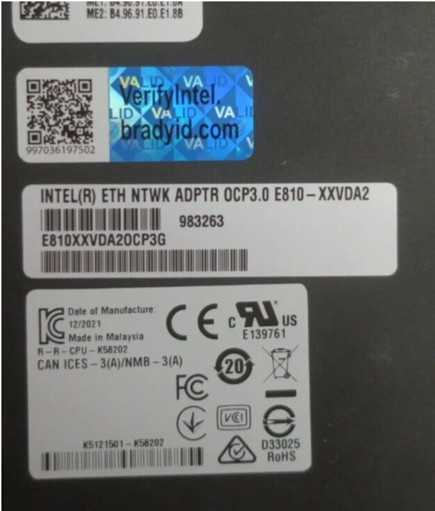 New Fujitsu PLAN EP E810-XXVDA2 2X 25G SFP28 OCPV3 S26361-F5822-L302 38064852