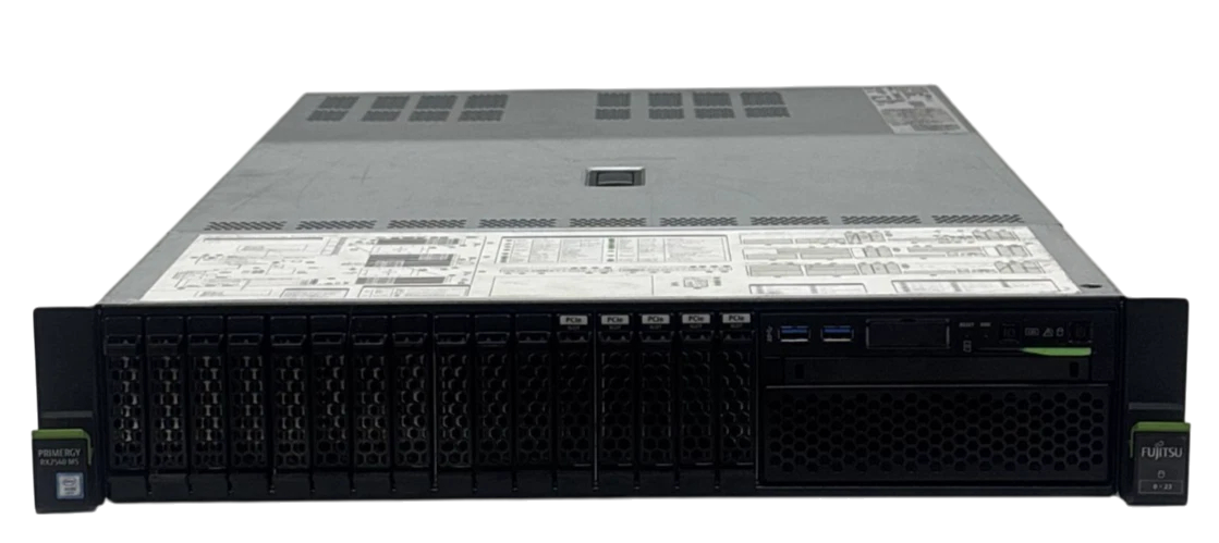 Fujitsu Primergy RX2540 M5 2x Xeon Gold 5218 32GB RAM 2xPSU 16SFF Server