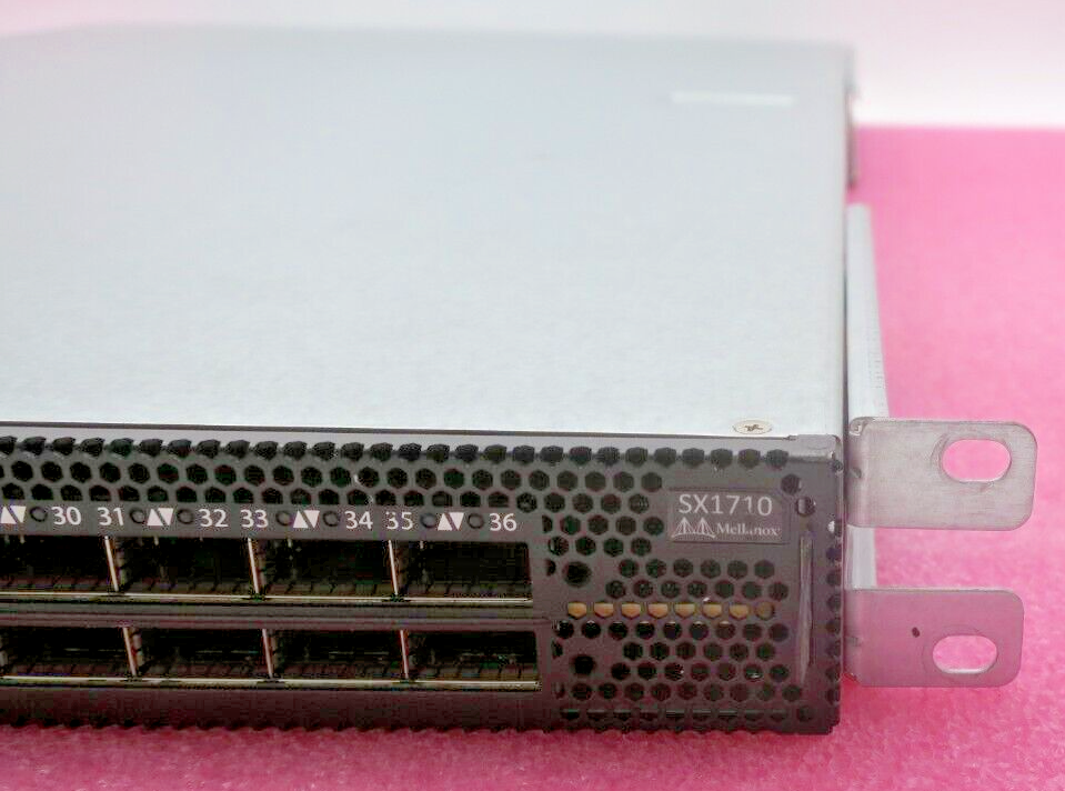 Mellanox SwitchX-2 SX1710 36x 56GbE QSFP+ Managed Switch MSX1710-BS2F2 + 2x PSU