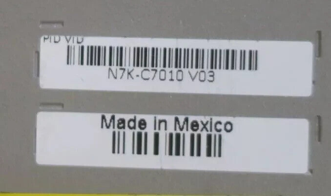 Cisco Nexus N7K-C7010 21U 7000 10-Slot Network Switch Chassis + 2x N7K-SUP2E