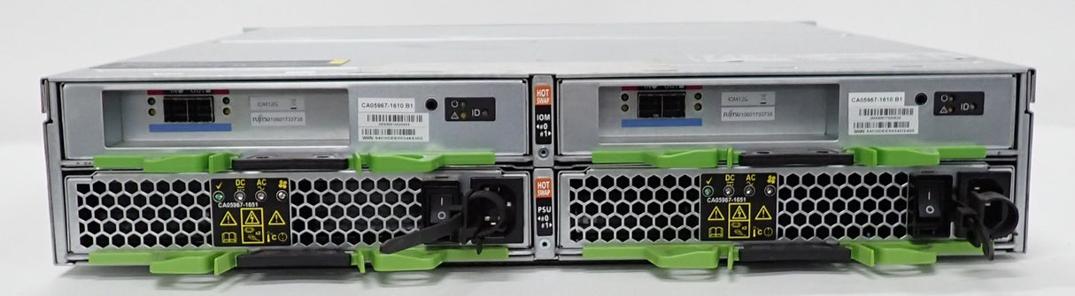 Fujitsu Eternus DX1/200 S3 2.5" DE Drive Enclosure FTS:ETFEADU-L 2x IOM12G 2xPSU