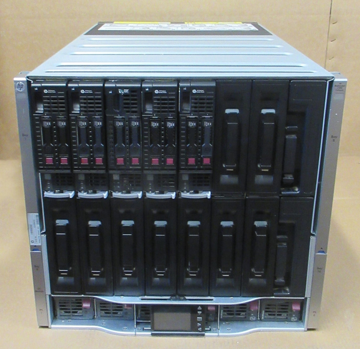 HP BladeSystem BLC7000 G3 4x BL460C Gen8 1x BL460C Gen9 Server Blade 681842-B21